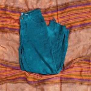 Vintage Teal Denim Jeans